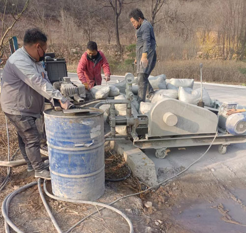 水城路面下沉注浆